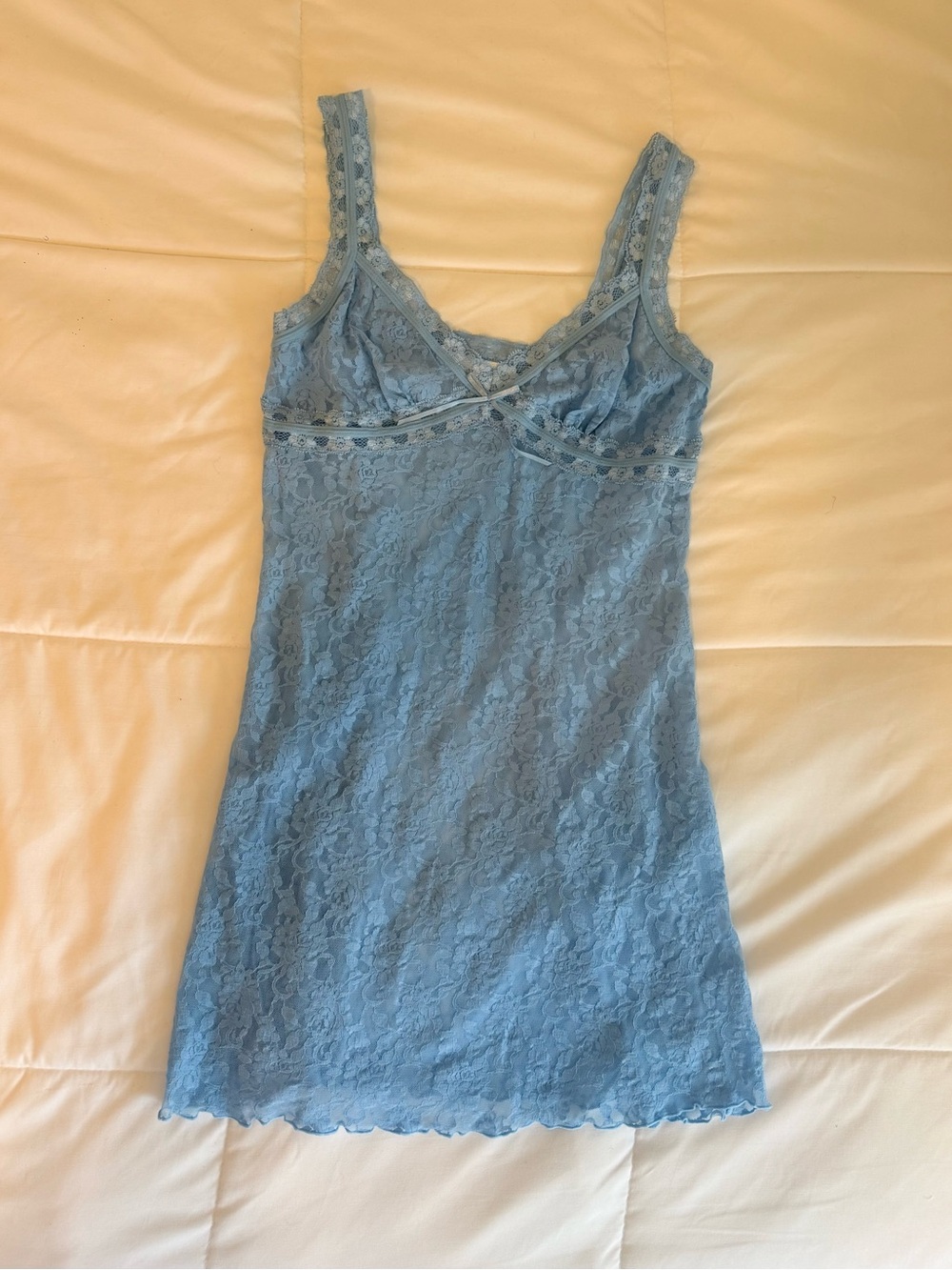 Blue lace Morgan Taylor Dress/Nightgown